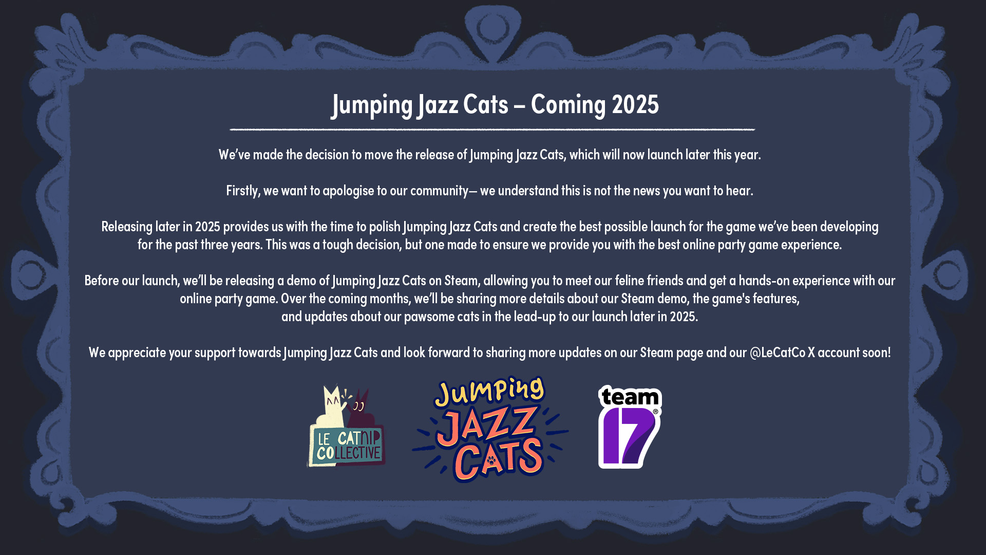 Jumping Jazz Cats Delay Image - New